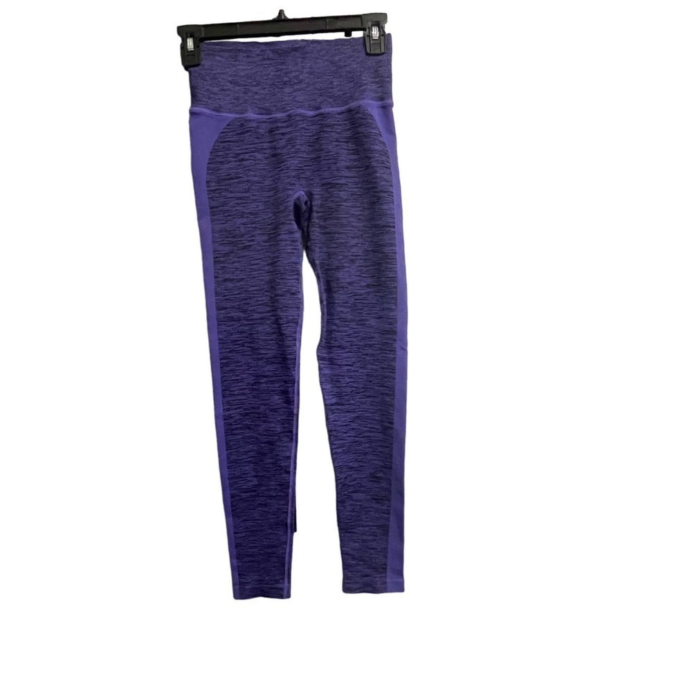 NEW NUX X-Small Seamless Purple Black leggings athleisure yoga workout